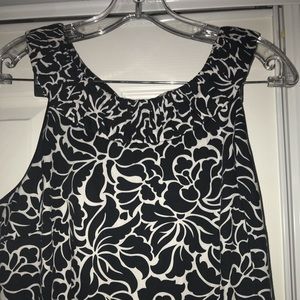 Women’s Loft Black & White Dress Size 8